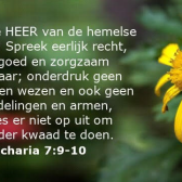 zacharia 7:9-10